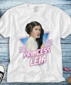 Star Wars Princess Leia Retro 80s Grid Badge Graphic T-Shirt Unisex Adult T-shirt Kid Shirt Long Sleeve Hoodie Sweatshirt