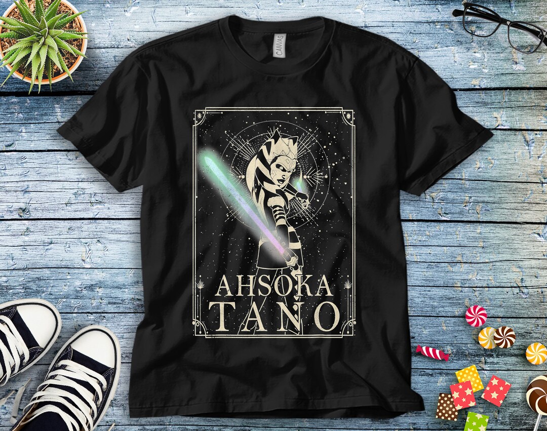 Star Wars The Clone Wars Ahsoka Tano Celestial Portrait T-Shirt Unisex Adult T-shirt Kid Shirt Long Sleeve Hoodie Sweatshirt Women's Tank