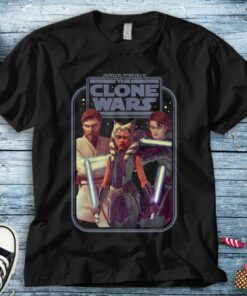 Star Wars The Clone Wars Heroes Group Shot T-Shirt Unisex Adult T-shirt Kid Shirt Long Sleeve Hoodie Sweatshirt Women's Tank
