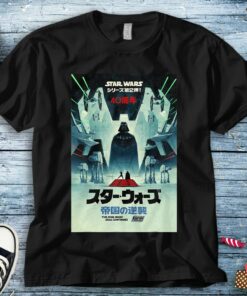 Star Wars The Empire Strikes Back 40th Anniversary Kanji T-Shirt Unisex Adult T-shirt Kid Shirt Long Sleeve Hoodie Sweatshirt Women's Tank