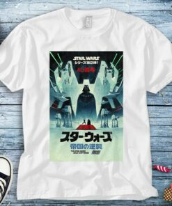 Star Wars The Empire Strikes Back 40th Anniversary Kanji T-Shirt Unisex Adult T-shirt Kid Shirt Long Sleeve Hoodie Sweatshirt Women's Tank