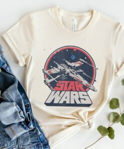 Star Wars X-Wing Starfighter T-Shirt Vintage Unisex Adult T-shirt Kid Shirt Toddler Tee Women's Tank