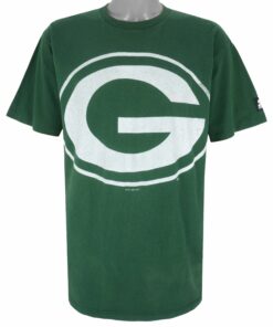 Starter Green Bay Packers Big Logo T-Shirt 1994 Vintage Style Hoodie Sweatshirt Reprinted Full Size Gifts for Fans