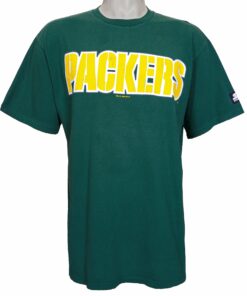 Starter Green Bay Packers Favre #4 T-Shirt 1990s Vintage Style Hoodie Sweatshirt Reprinted Full Size Gifts for Fans