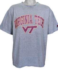 Starter Virginia Tech VT Spell-Out T-Shirt 1990s Vintage Style Hoodie Sweatshirt Reprinted Full Size Gifts for Fans