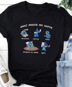 Stitch Rountine Shirt, What Makes Me Happy, Stitch Shirts, Funny Stitch Shirt, Disney Shirt, Lilo and Stitch, Gift for men, Gift for women Gift For Men Women Kid Hoodie Sweatshirt Toddler Shirt