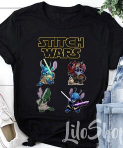 Stitch Star Wars Shirt, Stitch Disney Shirt, Matching Disney Shirts, Star Wars Shirt, Disney World Shirt, Funny Stitch Shirt, Disney Tees Gift Adult Kid Toddler Tee