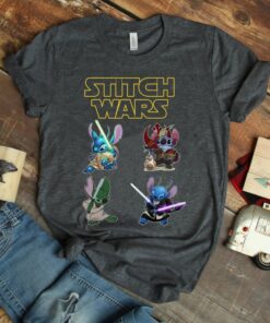 Stitch Star Wars Shirt, Stitch Disney Shirt, Matching Disney Shirts, Star Wars Shirt, Disney World Shirt, Funny Stitch Shirt, Disney Tees Gift Adult Kid Toddler Tee