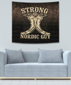 Strong Nordic Guy Tapestry for Wall Décor