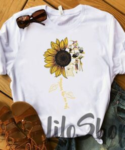 Sunflower Nightmare Before Christmas Shirt, Sunflower Jack Shirt, EPCOT Flower, Matching Family Vacation Shirts, Cute Disney Parks Sunflower Gift Adult Kid Toddler Tee