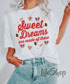 Sweet Dream Are Made Of These, Christmas Disney Snacks Shirt, Christmas Family Vacation Shirt, Magic Kingdom Shirt, Christmas Gifts Gift Adult Kid Toddler Tee