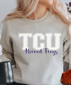 TCU Football Sweatshirt, Horned Frogs Shirt, TCU Sweatshirt, University Football Fan Shirt, TCU Shirts Gift for Fans