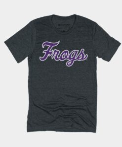 TCU Frogs Baseball Script Tee, TCU Shirts Gifts For NCAA Fans