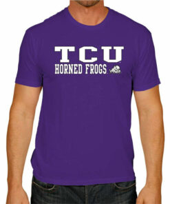 TCU Horned Frogs Adult Arch & Logo Soft Style Gameday T-Shirt, University Football Fan Shirt, TCU Shirts Gift for Fans