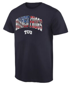 TCU Horned Frogs Banner Arch T-Shirt, TCU Shirts Gifts For NCAA Fans