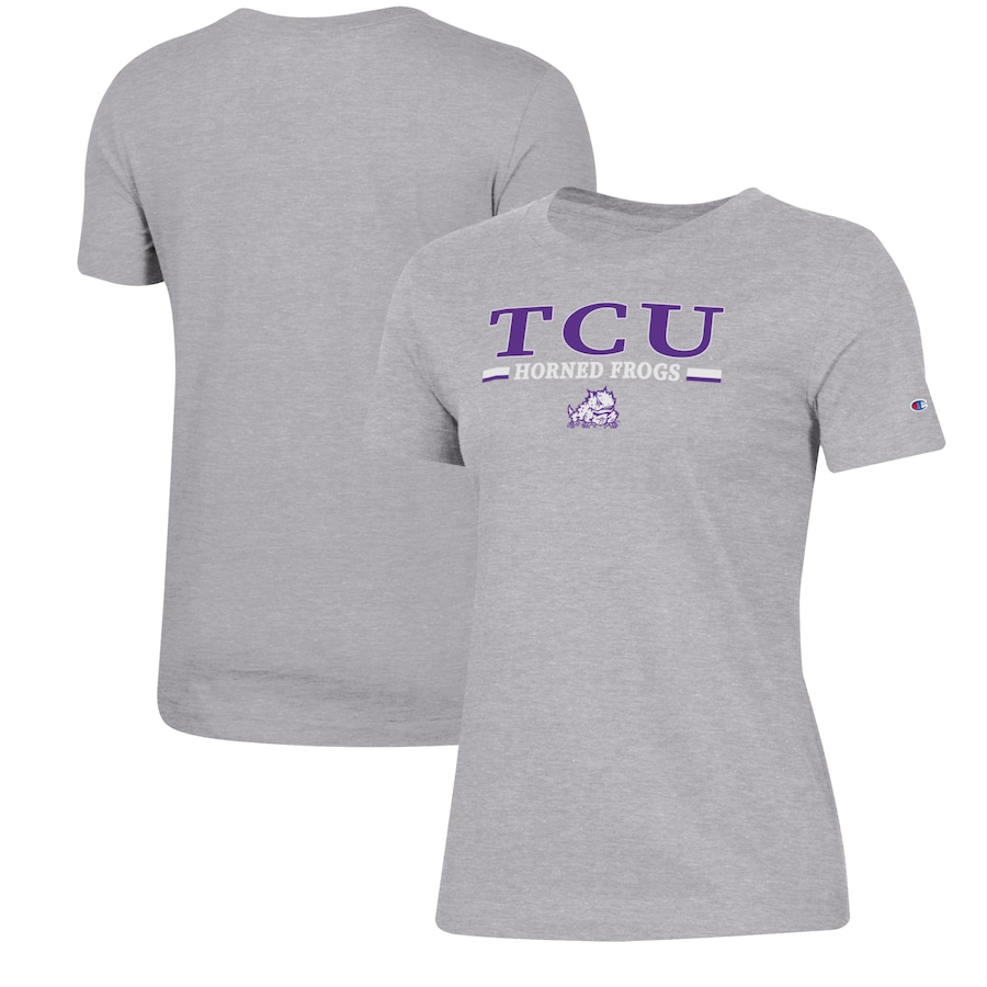 TCU Horned Frogs Champion Women's Core 2.0 T-Shirt, University Football Fan Shirt, TCU Shirts Gift for Fans