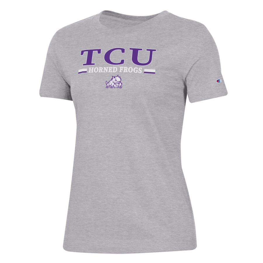 TCU Horned Frogs Champion Women's Core 2.0 T-Shirt, University Football Fan Shirt, TCU Shirts Gift for Fans