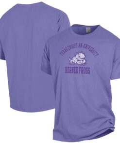 TCU Horned Frogs Comfortwash Garment Dyed T-Shirt, TCU Shirts Gifts For NCAA Fans