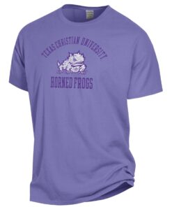 TCU Horned Frogs Comfortwash Garment Dyed T-Shirt, TCU Shirts Gifts For NCAA Fans