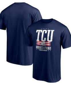 TCU Horned Frogs Fanatics Branded Americana T-Shirt, TCU Shirts Gifts For NCAA Fans