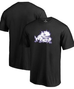 TCU Horned Frogs Fanatics Branded Primary Logo T-Shirt, University Football Fan Shirt, TCU Shirts Gift for Fans