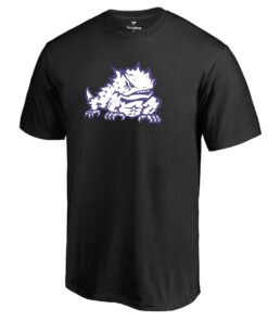 TCU Horned Frogs Fanatics Branded Primary Logo T-Shirt, University Football Fan Shirt, TCU Shirts Gift for Fans