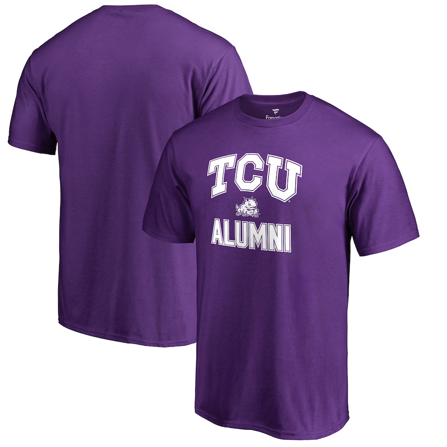 TCU Horned Frogs Fanatics Branded Team Alumni T-Shirt, University Football Fan Shirt, TCU Shirts Gift for Fans