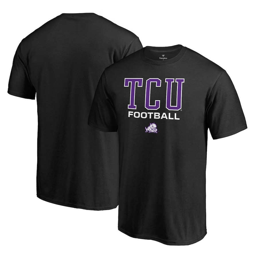 TCU Horned Frogs Fanatics Branded True Sport Football T-Shirt, University Football Fan Shirt, TCU Shirts Gift for Fans