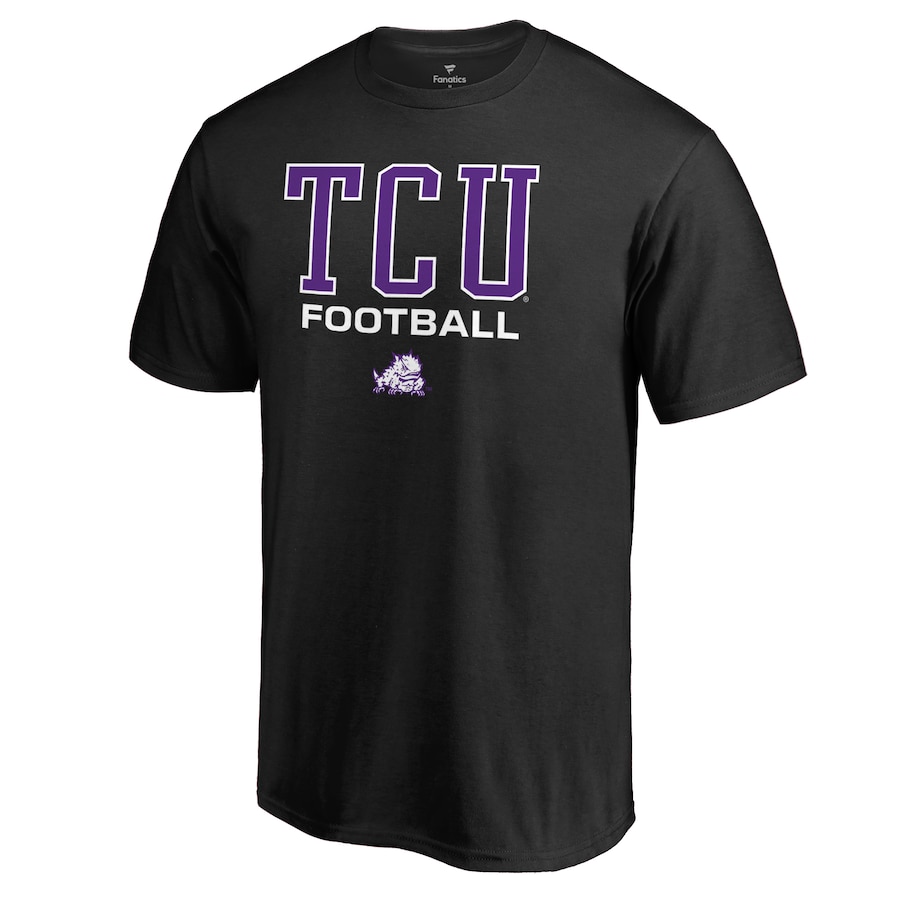 TCU Horned Frogs Fanatics Branded True Sport Football T-Shirt, University Football Fan Shirt, TCU Shirts Gift for Fans