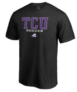 TCU Horned Frogs Fanatics Branded True Sport Soccer T-Shirt, University Football Fan Shirt, TCU Shirts Gift for Fans