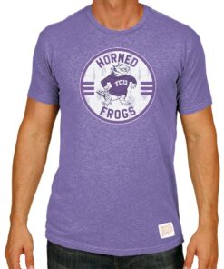 TCU Horned Frogs Original Retro Brand Big & Tall Mock Twist T-Shirt, University Football Fan Shirt, TCU Shirts Gift for Fans