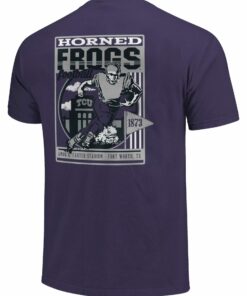 TCU Horned Frogs Retro T-Shirt, University Football Fan Shirt, TCU Shirts Gift for Fans