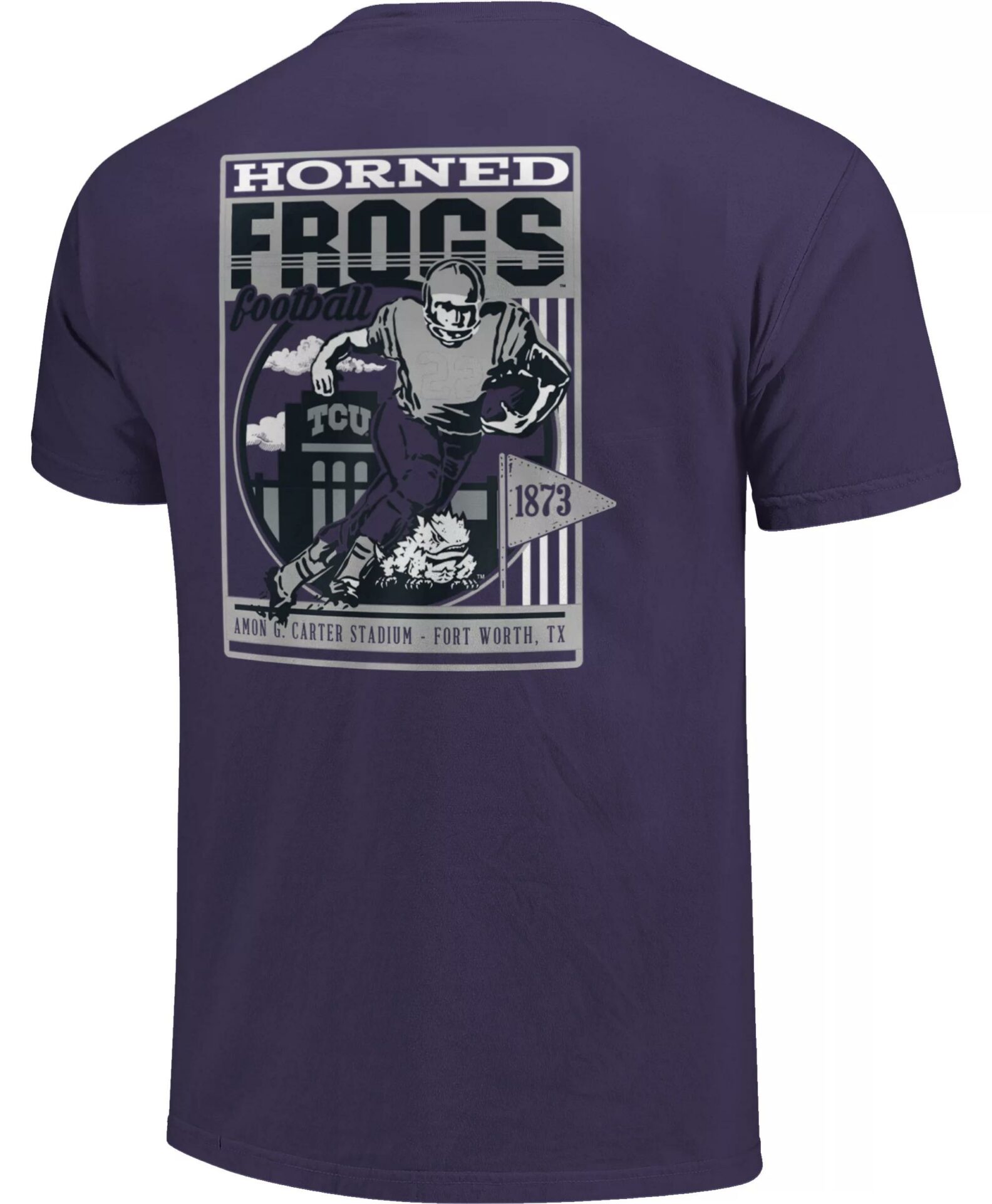 TCU Horned Frogs Retro T-Shirt, University Football Fan Shirt, TCU Shirts Gift for Fans