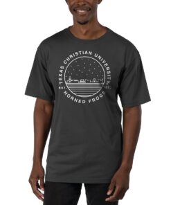 TCU Horned Frogs Uscape Apparel Garment Dyed T-Shirt, University Football Fan Shirt, TCU Shirts Gift for Fans