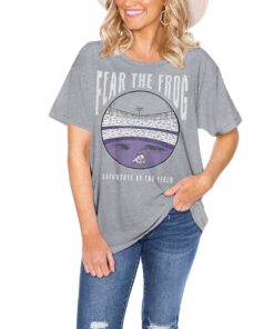 TCU Horned Frogs Women's Stadium Lights Easy T-Shirt, University Football Fan Shirt, TCU Shirts Gift for Fans