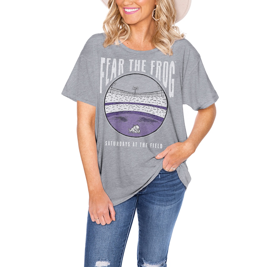 TCU Horned Frogs Women's Stadium Lights Easy T-Shirt, University Football Fan Shirt, TCU Shirts Gift for Fans