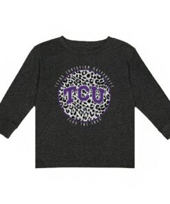 TCU Horned Frogs Youth Call The Shots Long Sleeve T-Shirt, University Football Fan Shirt, TCU Shirts Gift for Fans