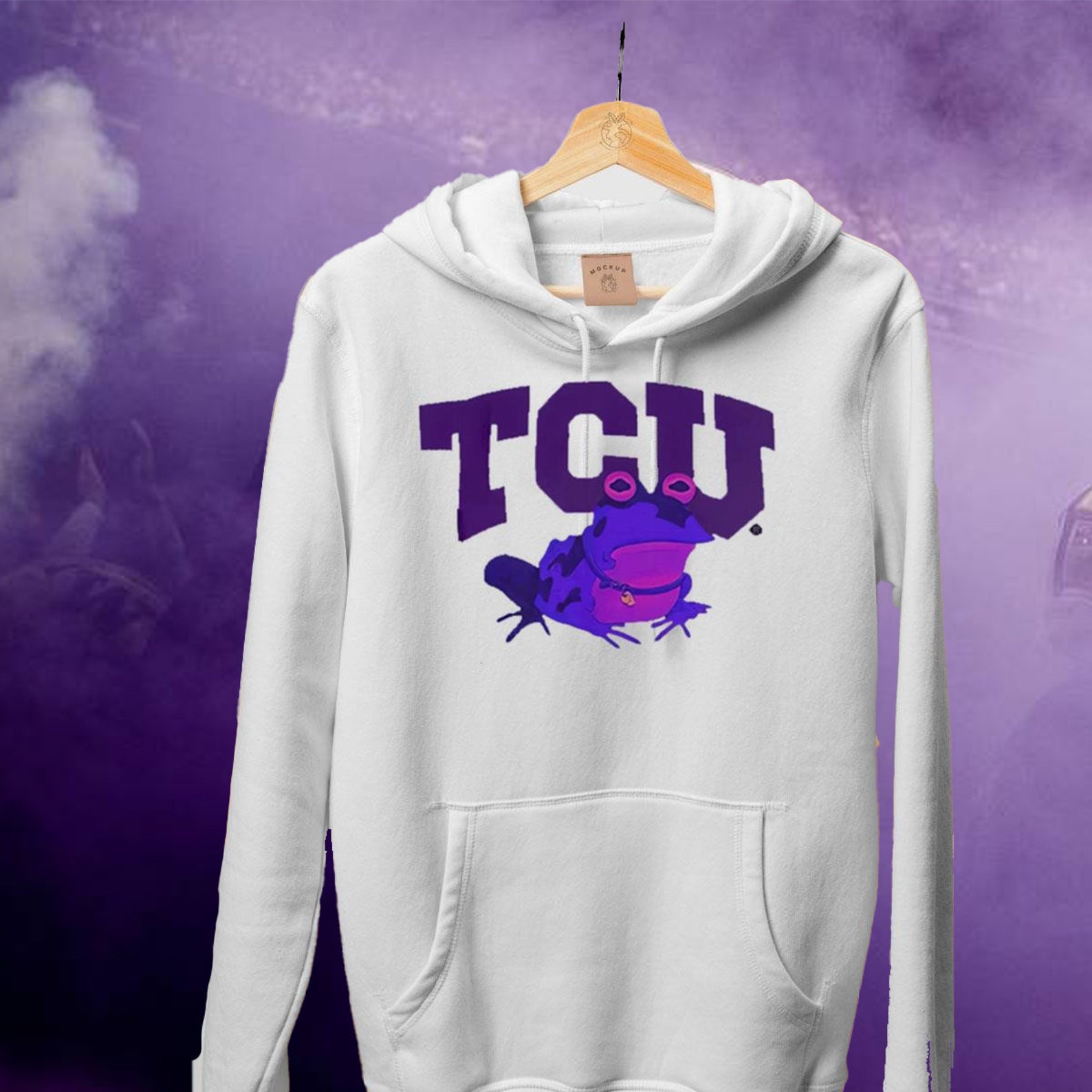 TCU Hypnotoad Hoodie, Frogs Hypnotoad Hoodie, Sweatshirt, Tshirt, Sonny Dykes Frogs Hypnotoad Hoodie, TCU Hoodie