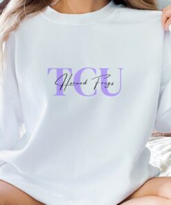 TCU Unisex Heavy Blend Crewneck Sweatshirt, TCU Shirts Gifts For Fans