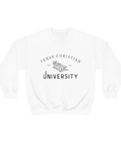 TCU Unisex Heavy Blend Crewneck Sweatshirt, TCU Shirts Gifts For NCAA Fans