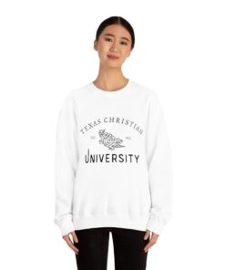 TCU Unisex Heavy Blend Crewneck Sweatshirt, TCU Shirts Gifts For NCAA Fans