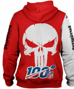 Tampa Bay Buccaneers Hoodies Skull Printed Gifts for Fans