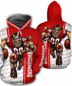 Tampa Bay Buccaneers Mens Hoodie Mascot 3D Ultra Cool Gifts for Fans