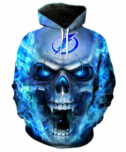 Tampa Bay Lightning Hoodies Skull Smoke Gifts for Fans