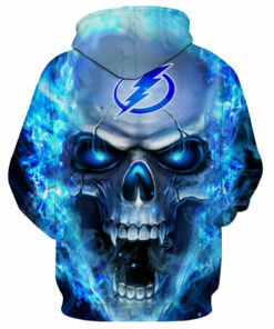 Tampa Bay Lightning Hoodies Skull Smoke Gifts for Fans