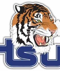 Tennessee State Tigers College NCAA Logo Vinyl Decals Sticker For Car Truck Door And Window Laptop Gifts For Fans