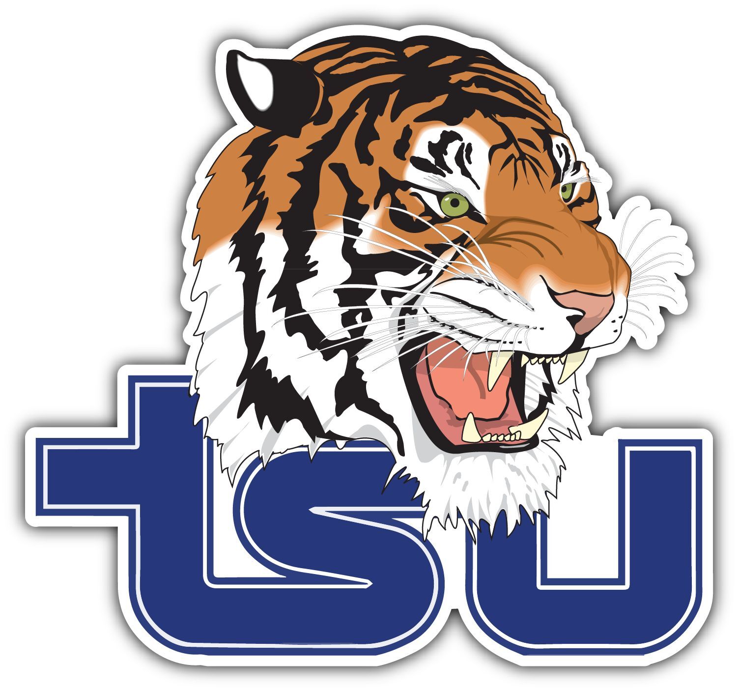Tennessee State Tigers College NCAA Logo Vinyl Decals Sticker For Car Truck Door And Window Laptop Gifts For Fans