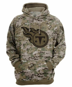 Tennessee Titans Camo Hoodie 3D Printed Gifts for Fans