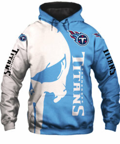 Tennessee Titans Hoodies Skull Printed Gifts for Fans