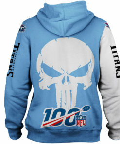 Tennessee Titans Hoodies Skull Printed Gifts for Fans